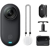 Insta360 GO 3 (128GB) - Action Cam per content creator con schermo touchscreen orientabile, piccola e leggera, POV a mani lib
