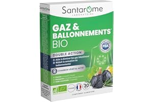 SANTAROME BIO Santarome Gaz & Ballonnements Bio 30 Gélules