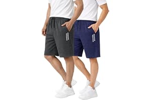 KART BLACK Plus Sizes Men's Cotton Knee Length Shorts (M,L,XL,XXL,3XL,4XL,5XL) | Casual and Night Wear Mens Shorts (Pack of 2)