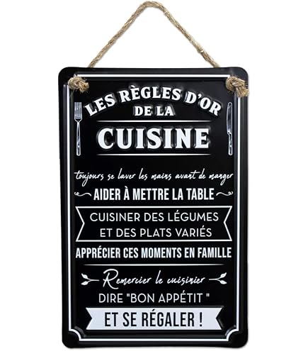 Plaque Murale Décorative En Bois "Ici Pas De Wifi" - Couleur Bordeaux - QualiArt