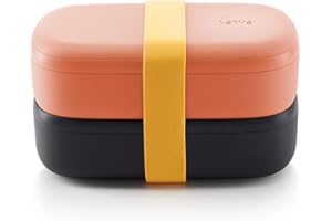Lékué Recipiente hermético para Transportar y conservar Alimentos, Polipropileno, Coral, Talla única