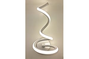 damastoreitalia Applique moderno a led illuminazione per interno da parete a muro lampada 12W (Luce naturale 4000K)