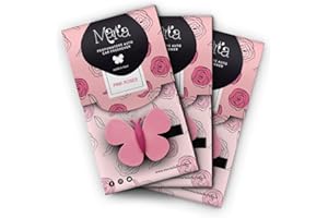 PINK ROSES - Marta La Farfalla - Tris Deodorante Auto: Profumo Rosa e Gelsomino Profumatore Diffusore per Macchina - Set 3 Pezzi