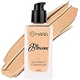 MARS Blossom Soft Matte Full Coverage Foundation For All Skin Types Lotion For All Skin Types | Blendable And Buildable|Flawless Base Face Makeup (35 Ml) (03-Warm Nude), Pack Of 1