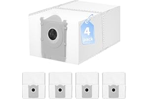 PeakLife 4 Sacchetti per Ecovacs DEEBOT T50 Omni, T50 Pro Omni, X8 Pro Omni, X9 Pro Omni, T80 Omni, T30C Omni, T50 Max Pro Omni, X8 Omni, T30C Pro Omni, Ricambi per Robot Aspirapolvere (3L)