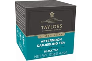 GENERICO Taylors of Harrogate | Té Nero Scelto Indiano Darjeeling Sfuso | Darjeeling in Foglia Allentata - 1 x 125 Gr | Black Tea Indian Darjeeling