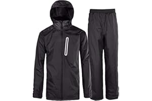 igeekwell gabardina masculina de manga larga traje de nieve impermeable y a prueba de viento gabardina gabardina gabardina gabardina gabardina gabardina + pantalones de lluvia