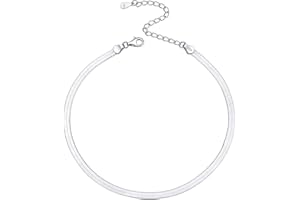 ChicSilver Cavigliera Catena in Argento 925 Regaolabile 22+5cm Cavigliera per Spiaggia Estate Mare
