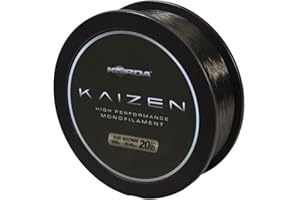 Korda Kaizen Mono Green 15lb 1000m | Carp Fishing Line for Distance Casting or Close Range Snag Fishing | Strong Reliable Knots | Abrasion Resistant | Low Stretch | 0.35mm 15lb b.s | Code KDCM16