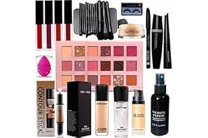 ZUKRAVE Professional Waterproof Makeup Kit Set With All Products For All Types Of Skin For Girls & Women Multicolor,1 Count