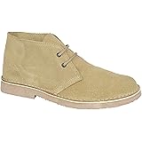 round toe desert boots