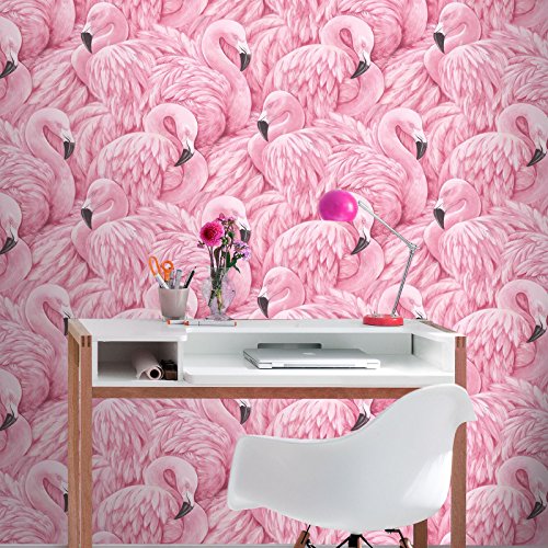 Flamingo Tapete Pink Rasch 277890 - 3