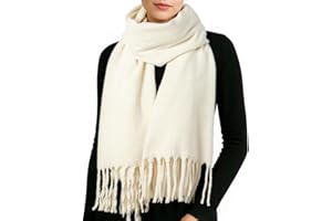 RIIQIICHY Women Winter Scarf Pashmina Shawl Wraps Ladies Warm Chunky Large Thick Scarves