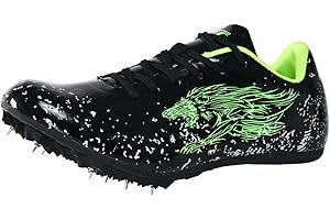 Xinghuanhua Chaussures de Sport Unisexes Spikes Athletics 8 Nails Chaussures de Sport Antidérapantes pour Jeunes avec Pointes et Sprint Hommes Enfants et Femmes