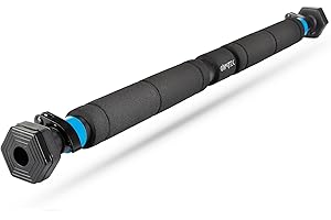 ‎GYMTEK Gymtek Klimmzugstange für Türrahmen - von 70 bis 100 cm - Pull Up Bar, Indoor Reckstange, Klemmstang für Klimmzug - Home Gym, Fitness, Krafttraining