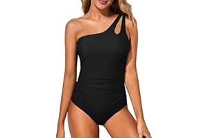Wantonfy Costume da Bagno Donna Sexy Costume Interi Push Up Costume Intero Piscina Controllo della Pancia