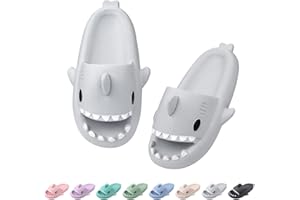 Dsaren Shark Slippers Zapatillas de Baño Hombre Mujer Antideslizante Sandalias Piscina Chanclas Playa Ducha Verano Pantuflas Suela Gruesa Casa Unisex