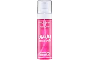 Collection Cosmetics Primed & Ready Dewy Setting Spray, Long Lasting, Hydrating, Dewy Finish, With Added Hyaluronic Acid