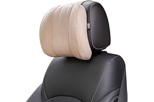 Forbell Car Headrest Neck Pillow Supplies Pillow Memory Cotton Car Accessories Headrest Pillow Head Rest Pillow for Car Suede