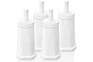 CAEHOMLY Lot de 4 filtres à eau pour Sage, compatibles avec les filtres à eau Sage SES 990/980/500/878/875/880/920/810, BES008, comparez #BSES008WHT0NEU1
