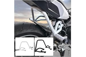 FATEXPRESS Motorcycle Steel Stunt Subcage Sub-cage Rear Passenger Foot Peg Footpegs Protector Crash Bar for Ya-maha MT 09 FZ 09 MT09 FZ09 FZ-09 MT-09 Tracer 900 2014 2015 2016 2017 2018 2019 2020 (Black)