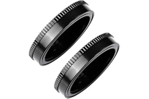 Fotover Lens Rear Cap Cover Replacement for Sony Alpha A-Mount/Minolta AF Mount Lens,2 Packs