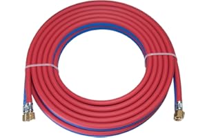 SCAPP Zwillings Autogenschlauch (dick) 16/16 Acetylen/Sauerstoff, Länge 10 Meter (andere Längen auswählbar)