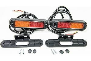 ‎WEB TRUCK Web Truck 2 x 3-Funktions-Rücklicht für Anhänger, ATVs, Landmaschinen, Wohnwagen 12V 24V