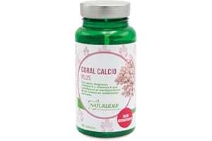 Naturlider - Coral Calcio Plus - Con Calcio, Magnesio y Vitaminas para los Huesos - 90 Cápsulas