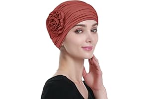 Alnorm Flower Design Chemo Hair Loss Caps Cancer Headwear for Women