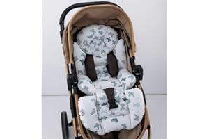 Pushchair/Stroller Cushion- Pram Accessories -Seat Liner -Umay Baby 100% Cotton (Butterfly)