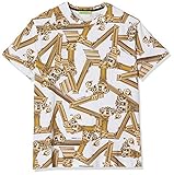  Versace Jeans Couture Herren Man Man T-Shirt Pullunder, Weiß (Bianco Ottico 003), Medium