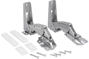 B BLUPARTS Türscharnier Set oben unten wie INDESIT C00636779 für Kühlschrank