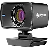 Elgato Facecam - Webcam Full HD 1080p60 per streaming live, gaming, videochiamate, sensore Sony, correzione avanzata della lu