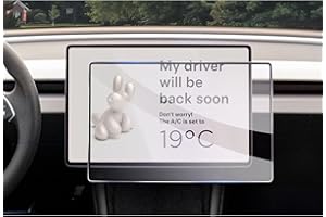 GAFAT Tesla Model Y Juniper 2025 2026/ Model 3 2024 2025 15,4" Protector de Pantalla de Navegación, Tesla Model Y 2025 Protector de Vidrio Templado, Model 3 Highland Touchscreen, 9H Antiarañazos