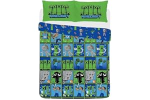 DREAMTEX Minecraft Aop Double Duvet (DR2-MCF-AOP-08)