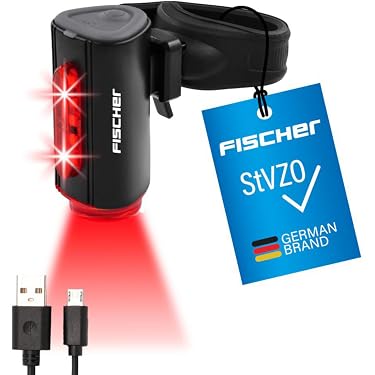 HONBON USB-Fahrradrücklicht – 6 Modi, Superhell, Wasserdicht, Für Rennrad & BMX