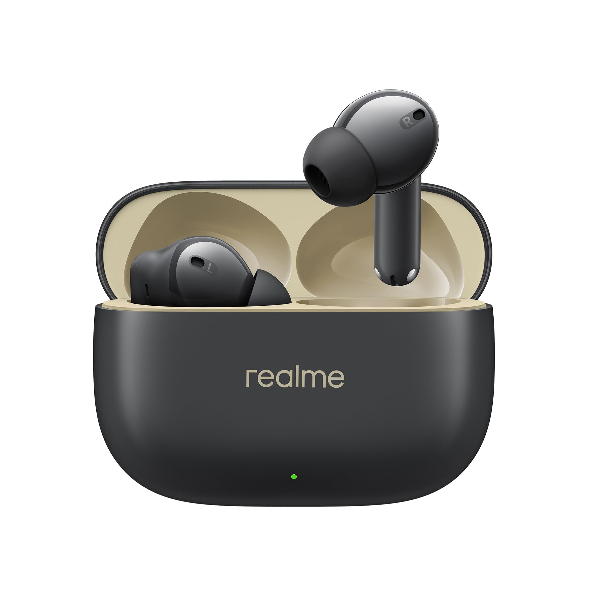 realme Buds T300 TWS earbuds with 40H Play time,30dB ANC, 360° Spatial Audio with Dolby Atmos, 12.4 mm Dynamic Bass Boost Dri