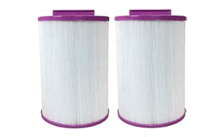 RockWaterAir PWW50 Hot Tub Spa Cartridge Filter x 2 - Replacement for Pleatco PWW50P3, Unicel 6CH-940, Filbur FC-0359, Darlly SC714, 60401, Great Barrier 8550, coarse thread with Handle filter