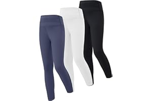 SEAUR Mädchen Sport Leggings Lang Yogahose Einfarbig Eng Jogginghose Laufhose Sporthose Trainninghose 104-152 cm