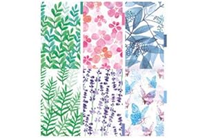 GUODUN Forniture scolastiche 6 pzset raccoglitore a 6 anelli A5 A6 Diario fai da te Accessorio Raccoglitore Indice Divisori a spirale Notebook Pagina interna Separatore di foglie allentate Pagina