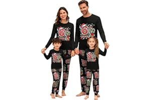 BAUENIEROY 67 Meme Family Christmas Pyjamas Set Mens Womens 67 Meme Printed Xmas Matching Pyjama Comfortable His and Hers Pjs Family Cartoon Cute Matching Christmas Pj