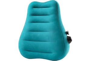 ETRAVEL Camping Pillow Ultralight Inflatable Pillow for Hiking,Backpacking - Upgrade Comfortable Ergonomic Air Pillow for Neck Support - Soft Travel Pillow in Car,Beach,Office (BLUE01)