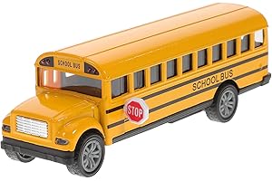 NUOBESTY Metalzells Juguetes De Autobús Escolar 1: 32 Autobús Escolar para Niños De Autobús Escolar A Presión Autobús Escolar De Aleación De Autobús para Niños Coche De Mini Juguetes