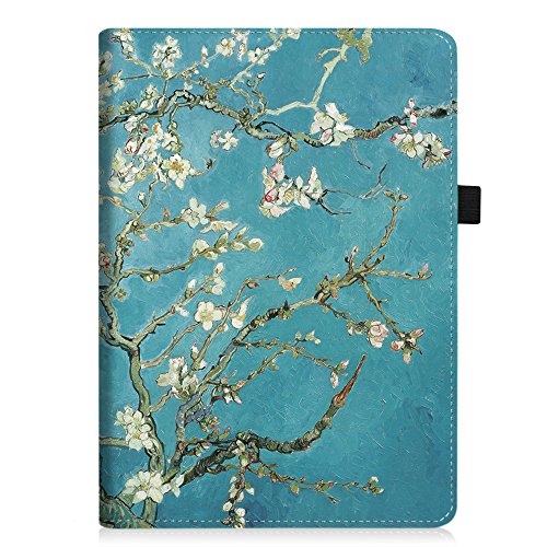 Fintie iPad mini 1 / 2 / 3 Hülle – 360 Grad Rotierend Stand Kunstleder Smart Cover Schutzhülle Case mit Auto Schlaf / Wach Funktion und Stylus-Halterung für Apple iPad Mini 3 / iPad Mini 2 / iPad Mini, Mandelblüten - 2