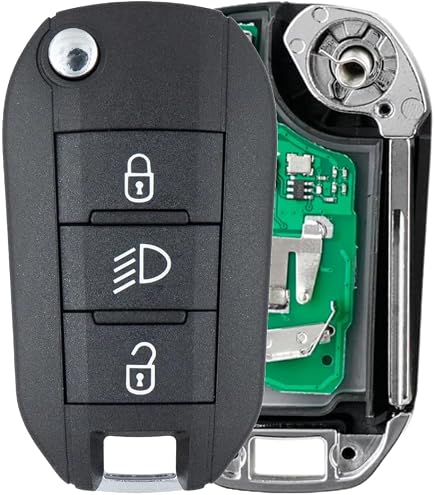 Llave Virgen Manos Libres Para Peugeot 308, 3008, 5008, 508, 2008 – Perfil HU83, Antes De 2017