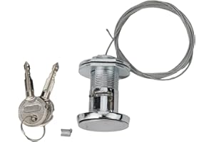 Eawfgtuw 1 Set Garagentor-Entriegelungsschloss, Garagentor-Schnellentriegelungsschloss, Schlüsseltür-Entriegelungs-Kit ist kompatibel mit allen gängigen Garagentoren