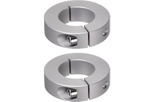 QUARKZMAN 2pcs Bague de Réglage Bague Arrêt d'axe Butée Arbre Collier Diviser 30mm Alésage Aluminium Alliage, 55mm OD, 15mm Largeur pour Roue Brouette Pont Boîte Vitesses Anodisation