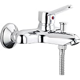 Punto Viva Banyo Bataryası A41045, Duvardan Montaj, Krom, Seramik Kartuşlu, Pirin&ccedil; G&ouml;vde