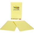 Post-it® Notes Canary Yellow 663. 5 x 8 in (127 mm x 203 mm), the original adhesive notes to stick securely and remove cleanly. 100 sheets/pad, 2 pads/Pack